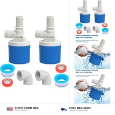 1/2" Water Float Valve Inside Type, 2 PCS 1/2 Inch Top Inlet Automatic Water ...