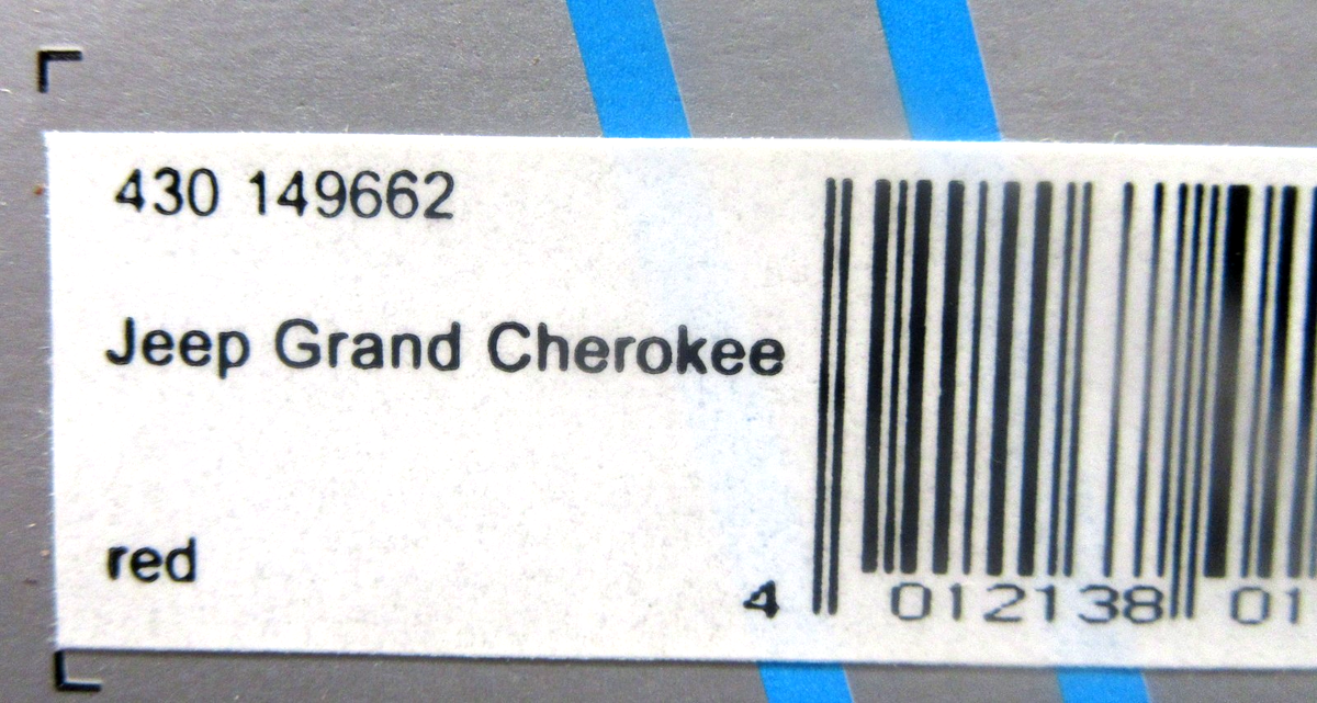 Paul's Model Art Minichamps #430 149662 JEEP GRAND CHEROKEE 1/43