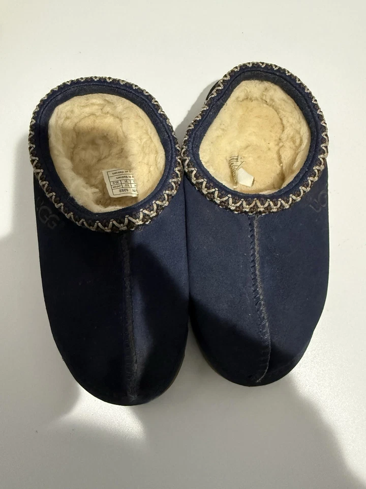 Туфли-тапочки UGG Tasman детские размер 2 синие без шнуровки бывшие в употреблении M - Изображение 2 из 4