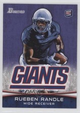 2012 Bowman Purple Rueben Randle #182 0y59