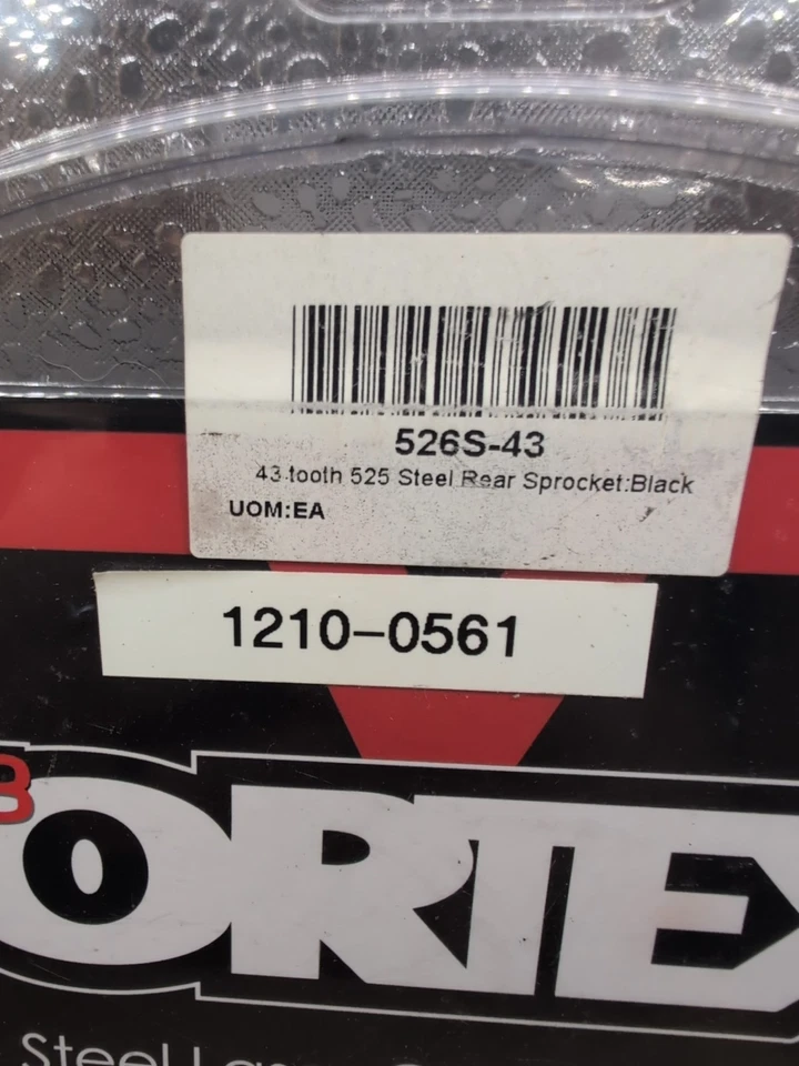 Piñón láser corte acero Ducati 996/998 Vortex 43 dientes 525 Foto 4 de 4