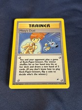 Misty's Duel 123/132 Gym Heroes Regular pokemon card light play 