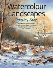Watercolour Landscapes Step-by-Step Step-by-Step Leisure Arts Multicolor