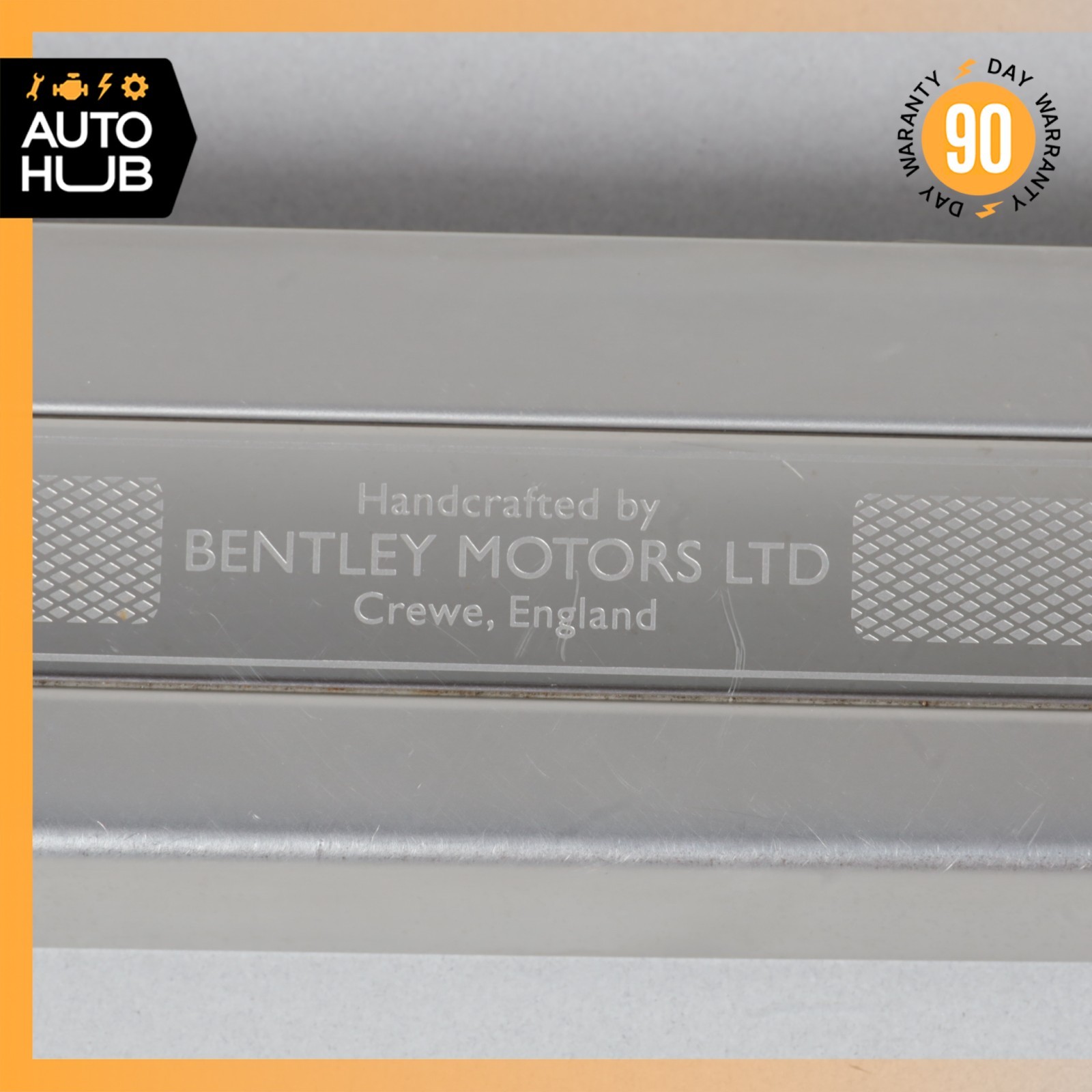14-18 Bentley Flying Spur Front & Rear Side Door Step Sill Set OEM 40k