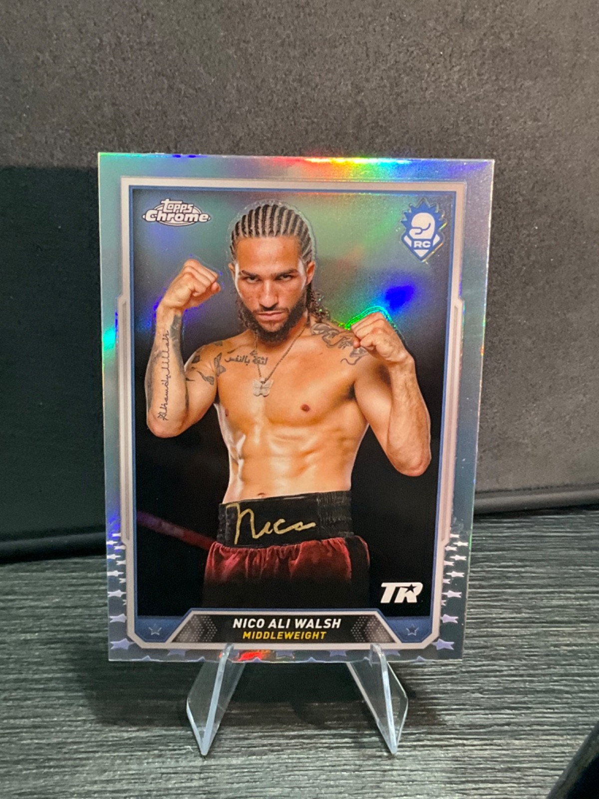 2024 Topps Chrome Boxing Silver Refractor #6 Nico Ali Walsh RC