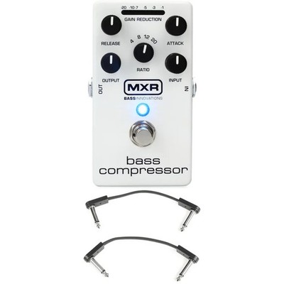 MXR M87 Bass Compressor Pedal with EBS Patch Cables