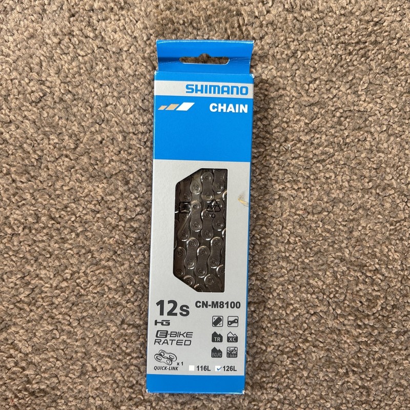 Shimano CN-M8100 Chain - Silver - Ultegra 126L -  (ICNM8100126Q)