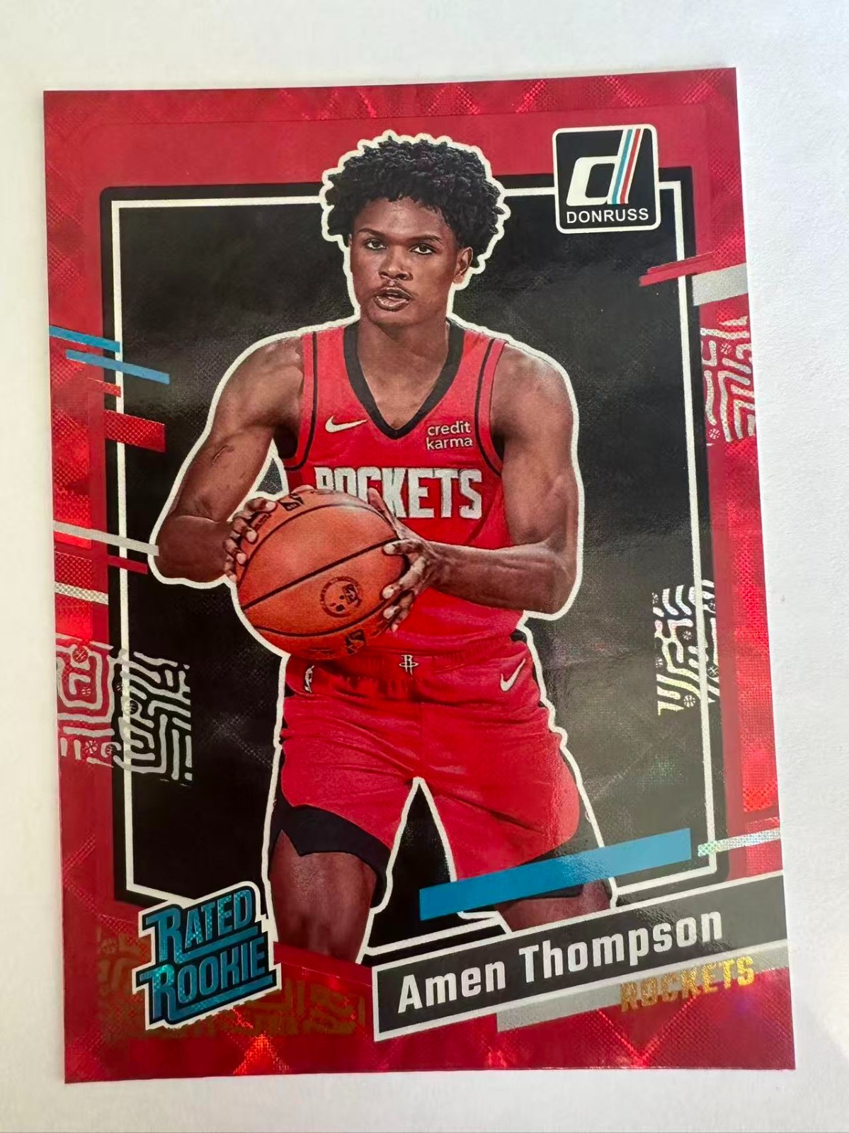 2023-24 Panini Donruss Basketball #206 AMEN THOMPSON RC