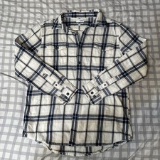 Men  s Sonoma Size Large Button Down Long Sleeve Flannel