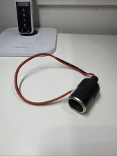 Car Cigarette Lighter Charger Adapter 12V/24V Cable Female Socket Plug Connector