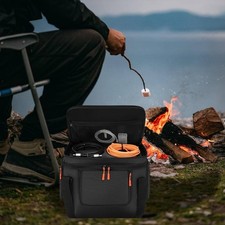 Portable Power Station Bag Double Compartment Pockets Power Station Carrying