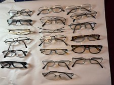 Lot Of 18 Different Pairs Of Vintage Eyeglasses For Art, Revamps, Projects More