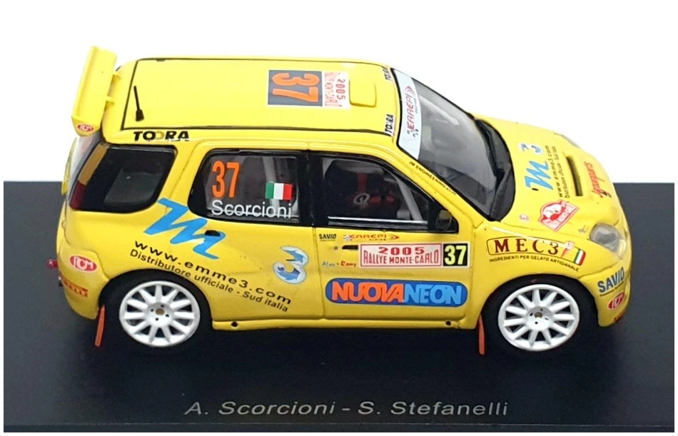Spark escala 1/43 S0625 - Suzuki Ignis S 1600 #37 Monte Carlo Rally 2005 - amarillo Foto 4 de 4