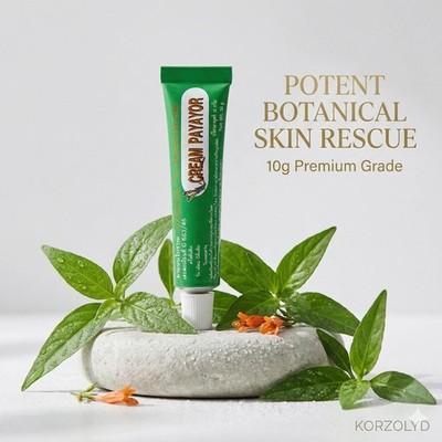 Abhaibhubejhr Payayor Clinacanthus Nutans Intense Calming Skin Rescue Cream 10g.