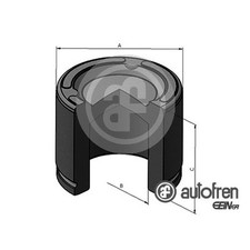 1x ORIGINAL® Autofren Seinsa Kolben, Bremssattel Hinten für Jeep WRANGLER III