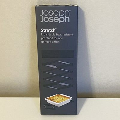 Joseph Joseph Stretch Expandable Heat Resistant Pot Stand Black Trivet Hot Plate