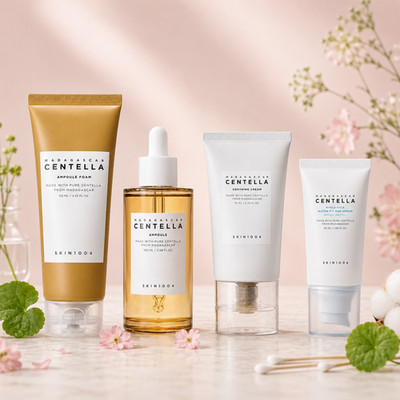 K-Beauty Sensitive Set Centella Ceramide Hautbarriere SPF50+ Empfindliche Haut 4