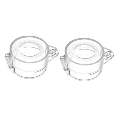 2pcs Clear Plastic Switch Cover Protector for 26mm Push Button Switch 55*32