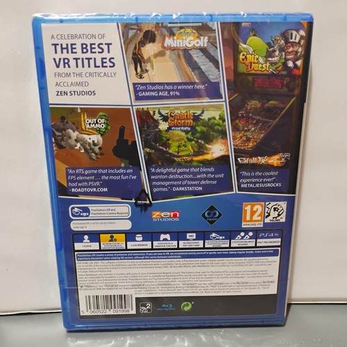 Zen Studios VR Collection Pinball Mini-Golf Sony PlayStation 4 PS4 PSVR NEW - Picture 2 of 2