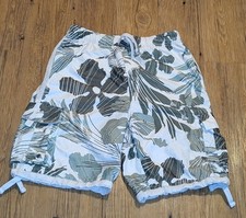 Abercrombie  Fitch Board Shorts Mens 30 Green Cargo Swim Trunks Tuggers 11