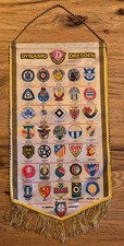 Dynamo Dresden Wimpel / HSV - VFB - Bayern - Bayer Uerd / Europapokal Gegner /