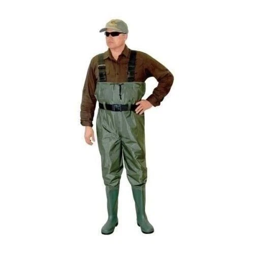 Caddis Chest Waders Men's Size 8 PVC Lightweight Rugged Comfortable Adjustable