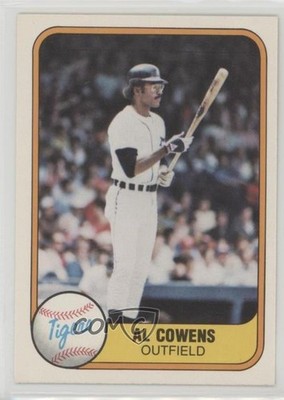 1981 Fleer Al Cowens #471 0c4