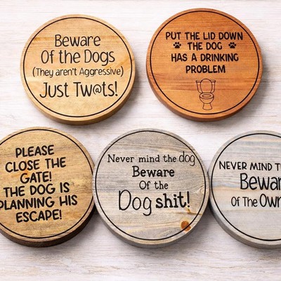 Lustige Hund Plakette - Neuheit Holzschild, Hundeliebhaber Geschenk