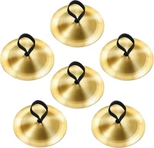 Boao 6 Pieces Finger Cymbals Belly Dancing Finger Dance Zills Musical Instrument