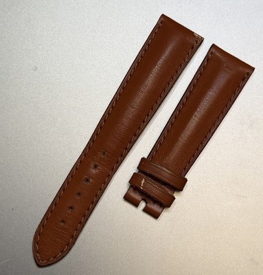Genuine JeanRichard Rich Cognac Brown Leather Watch Strap 20mm/16mm OEM