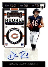 2019 Panini Contenders #278A Dax Raymond RC Auto - NM-MT