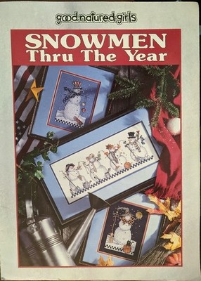 Snowman Winter Christmas - Counted Cross Stitch - You Choose