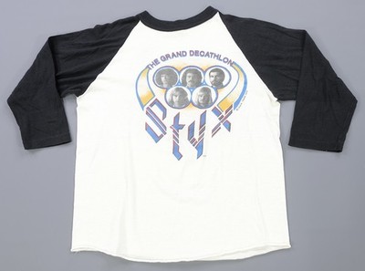 Rare VTG Styx The Grand Decathlon 1979 North American Tour Raglan T Shirt 70s M