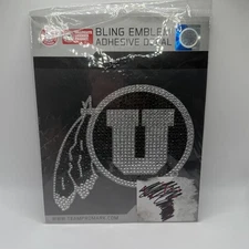 Utah Utes U Logo Bling Emblem Decal Sticker Team Promark NCAA "6x6" Nip Promark