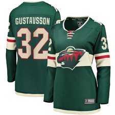 Women's Fanatics Filip Gustavsson Green Minnesota Wild Home Breakaway Player