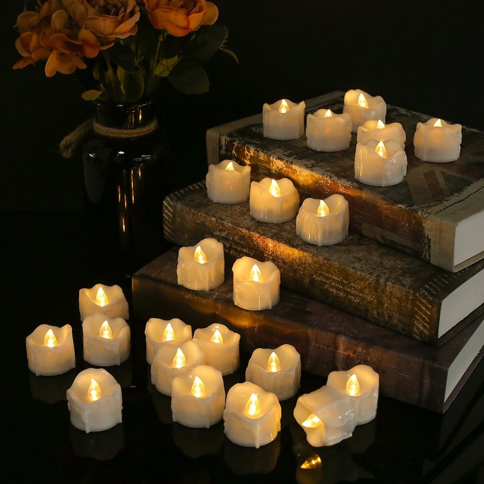 Homemory 24pcs Remote Candles, Timer Candles, 400+Hours Homemory 24pcs Remote Candles, Timer Candles, 400+Hours