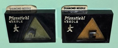 TWO-Pfanstiehl 712-D7 STYLUS  for FISHER, SANYO ST10J, KENWOOD N49, SANSUI SN45