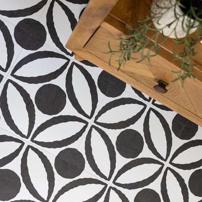 30,48cm x 30,48cm Floor Pops TORY selbstklebende Vinyl Bodenfliesen