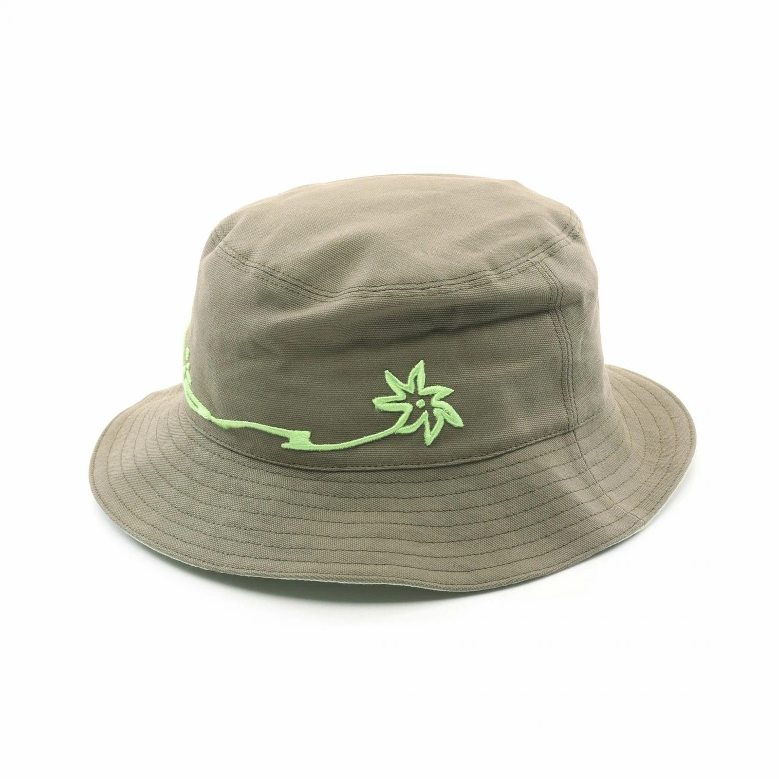 Chapeau Dior Christian Travis Scott Cactus Jack coton homme femme kaki