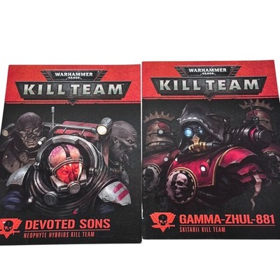2 Warhammer 40k KILL TEAM Booklets Devoted Sons & Gamma-Zhul-881