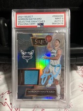 2021 Select Silver Patch Gordan Hayward Auto Psa DNA 9 Auto 9 Clean Butler Hof?