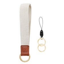 Stretchy Key Chain, Cute Keychain Wristlet, Woven Wrist Lanyard for Keys, Key...