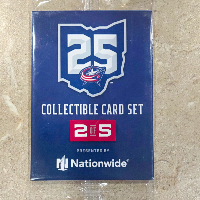 Upper Deck 2025-26 Columbus Blue Jackets Team Pack 2 25-Card Set NHL