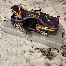 MOTORMAX 1/24 ROAD & TRACK PURPLE NISSAN SKYLINE GT-R NICE!! FREE SHIP