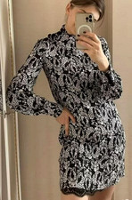 Dolce & Gabbana FW2015 Floral Print Cady Shift A-Line Short Dress IT40