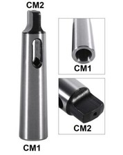 Bussola di Riduzione da Cono Morse CM2 a CM1 per Tornio Fresatrice Trapano