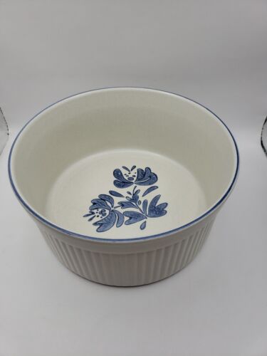 Pfaltzgraff Yorktowne Vintage Souffle Casserole Dish Bowl