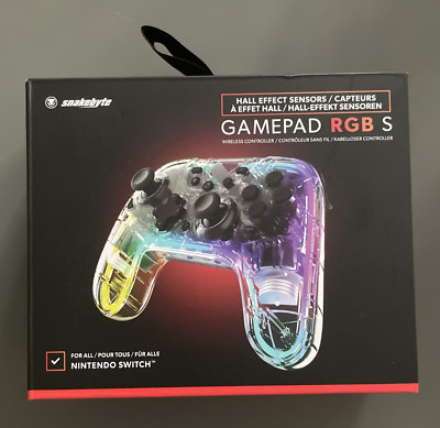 Snakebyte GAMEPAD RGB S Wireless Controller für Nintendo Switch Hall-Effect RGB