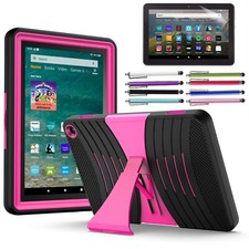 For Amazon Fire HD 8 2024/2022 12th Gen Shockproof Kickstand Tablet Case