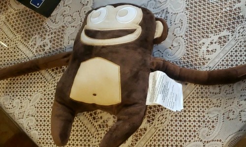Circo Monkey Pillow Brown Cream Long Arms Plush Stuffed Wild Safari Collection  - Bild 4 von 5